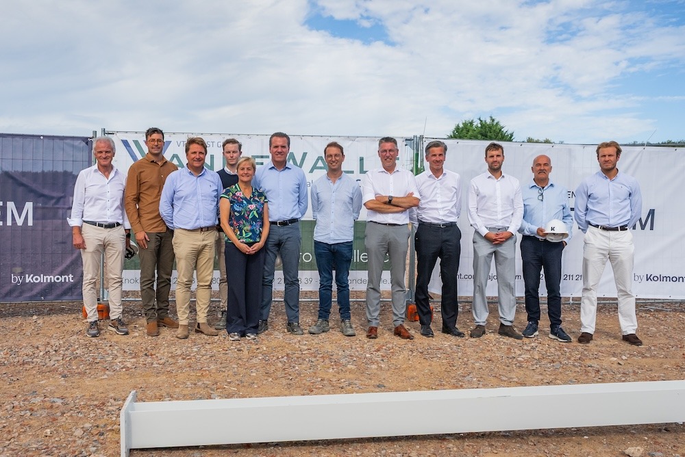 Partners eerstesteenlegging Bedrijvenpark Pajottegem