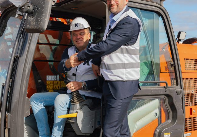 Riemst - eerste steenlegging Op 't Reeck III